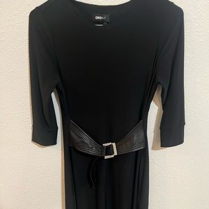 Long loose black dress DKNY